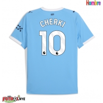 Camiseta Manchester City Rayan Cherki #10 Primera Equipación 2025-26 manga corta